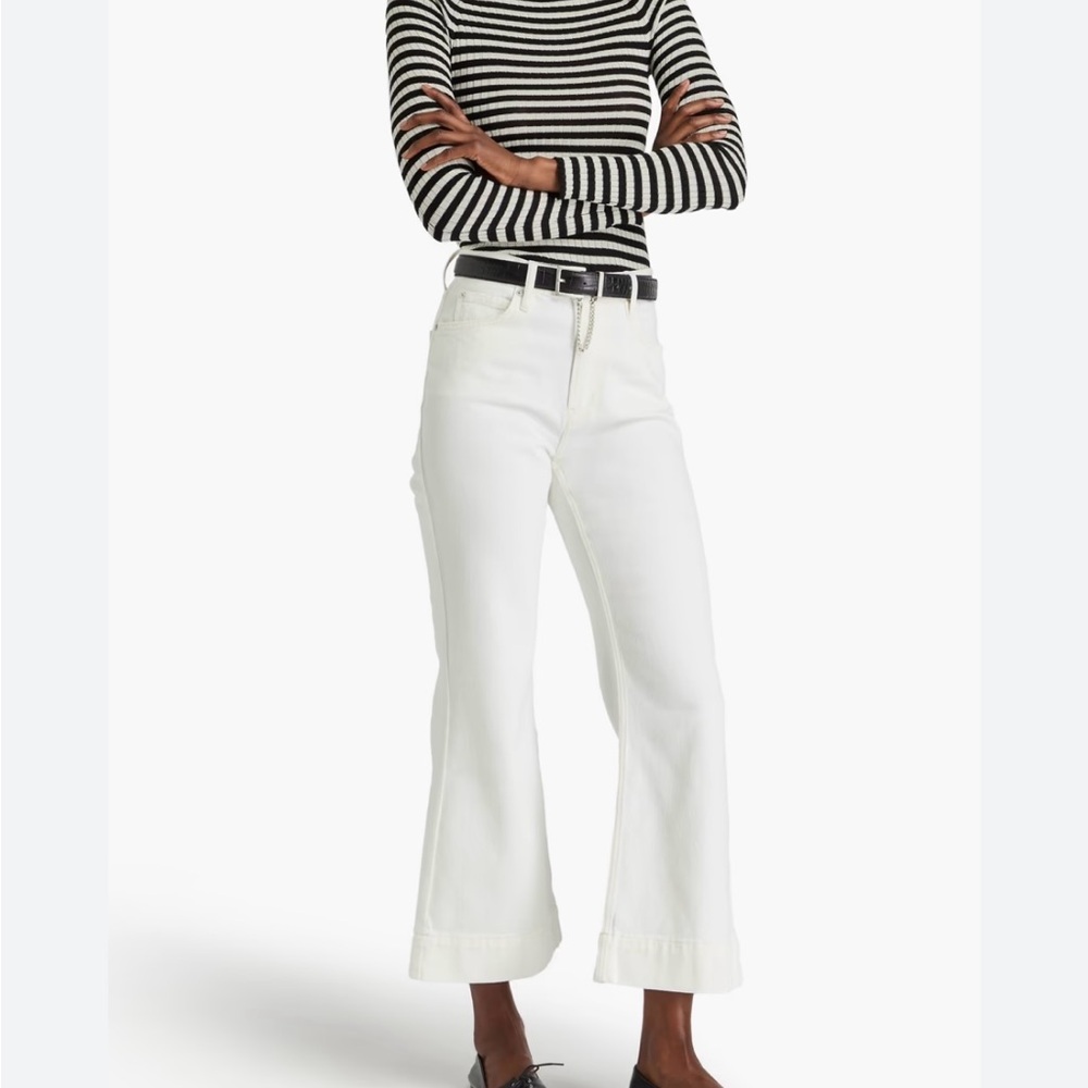 Frame White The Extreme Flare Ankle Jeans Size 26